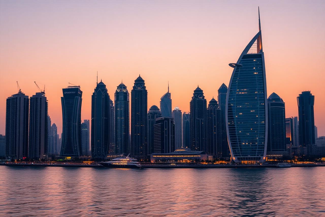 Dubaï — skyline et Burj Khalifa