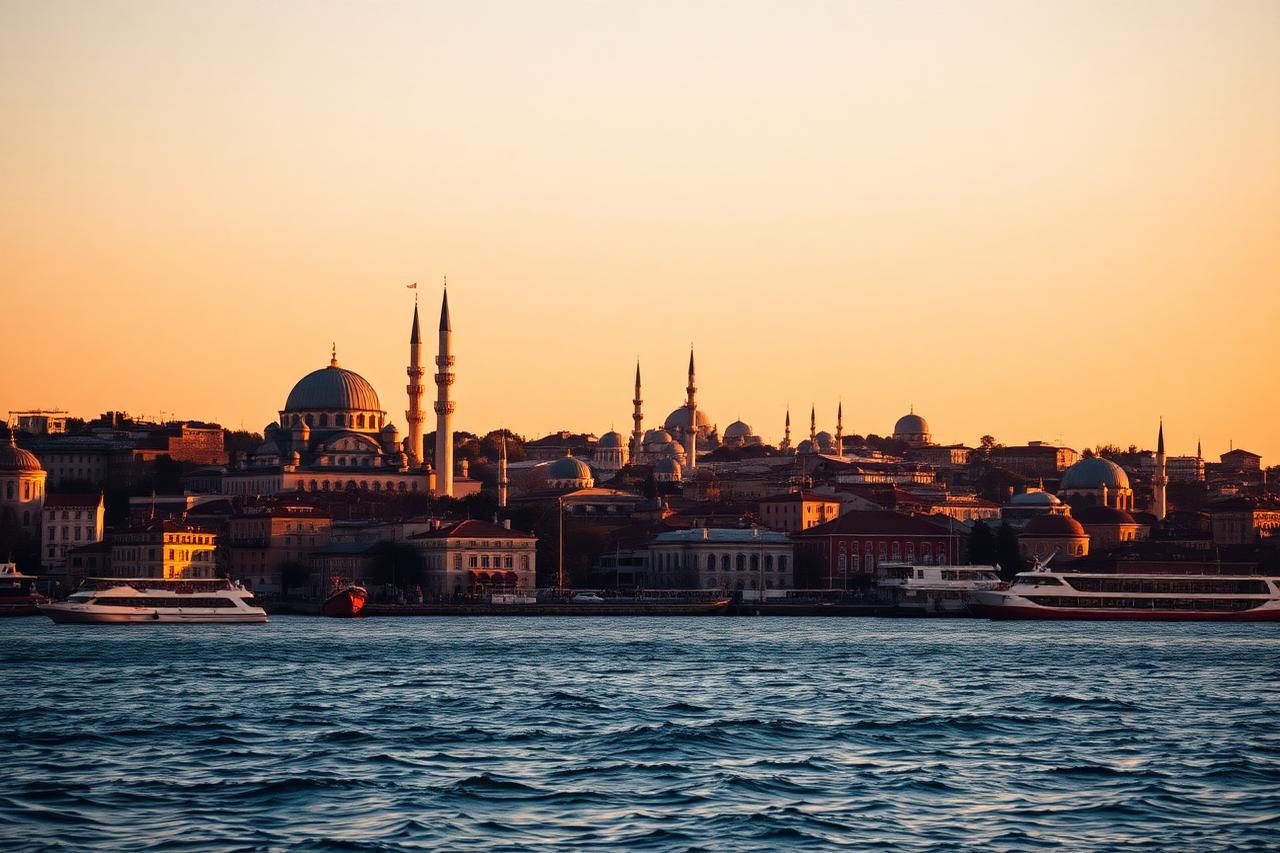 Istanbul — le Bosphore et la vieille ville